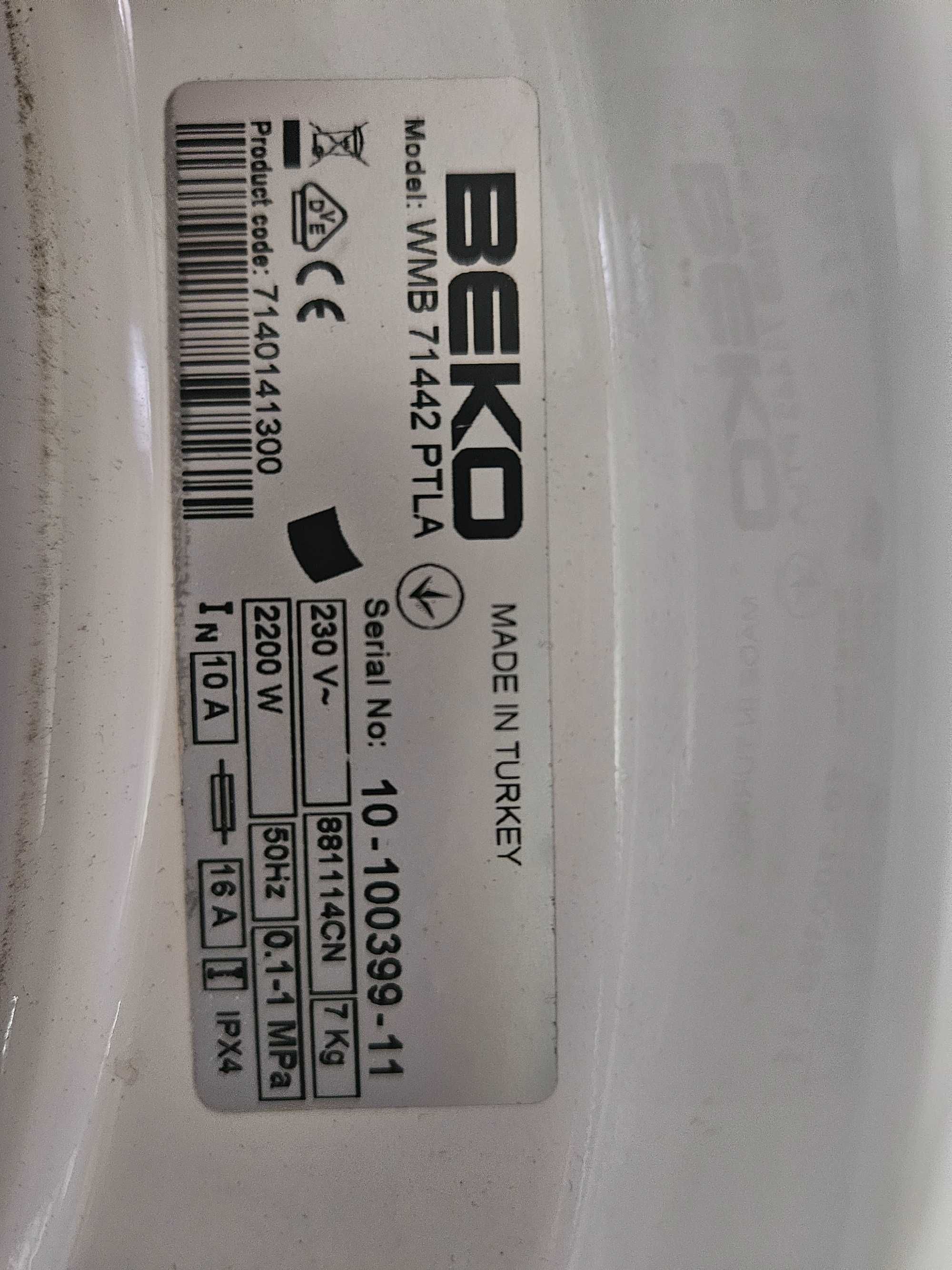Beko WMB 71442 - elektrozaworki