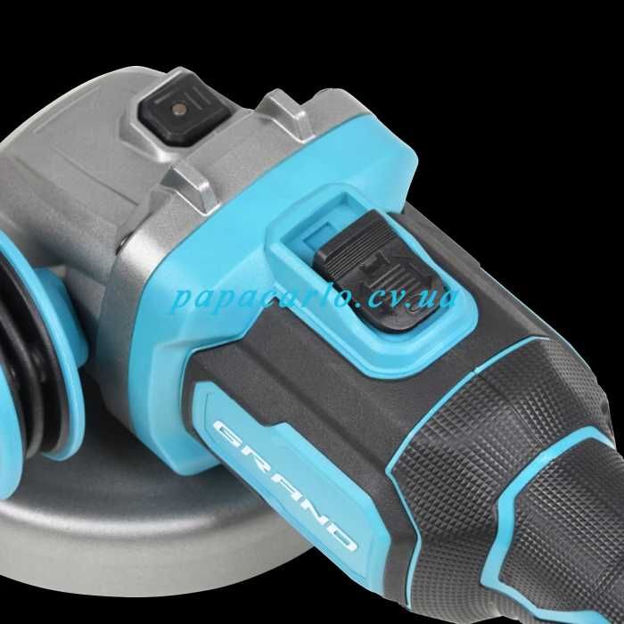 Акумуляторна кутова шліфмашина Grand МШУ-20BL/HS  болгарка 1 або 2 АКБ