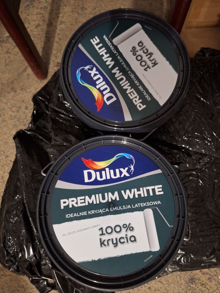 DULUX Farba lateksowa Premium White 2.5 L