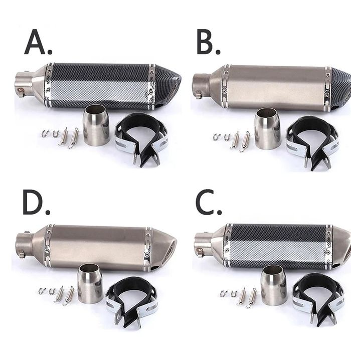 Прямоток Akrapovic Акрапович різних розмірів на автомобіль та мотоцикл