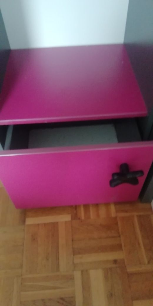 Szafa+półka dziewczęca