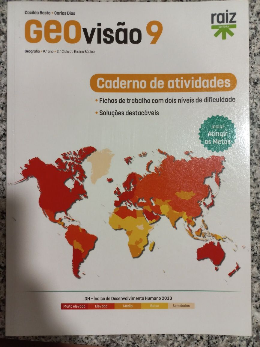 GEOvisão 9 - Geografia 9.° ano (caderno de atividades)