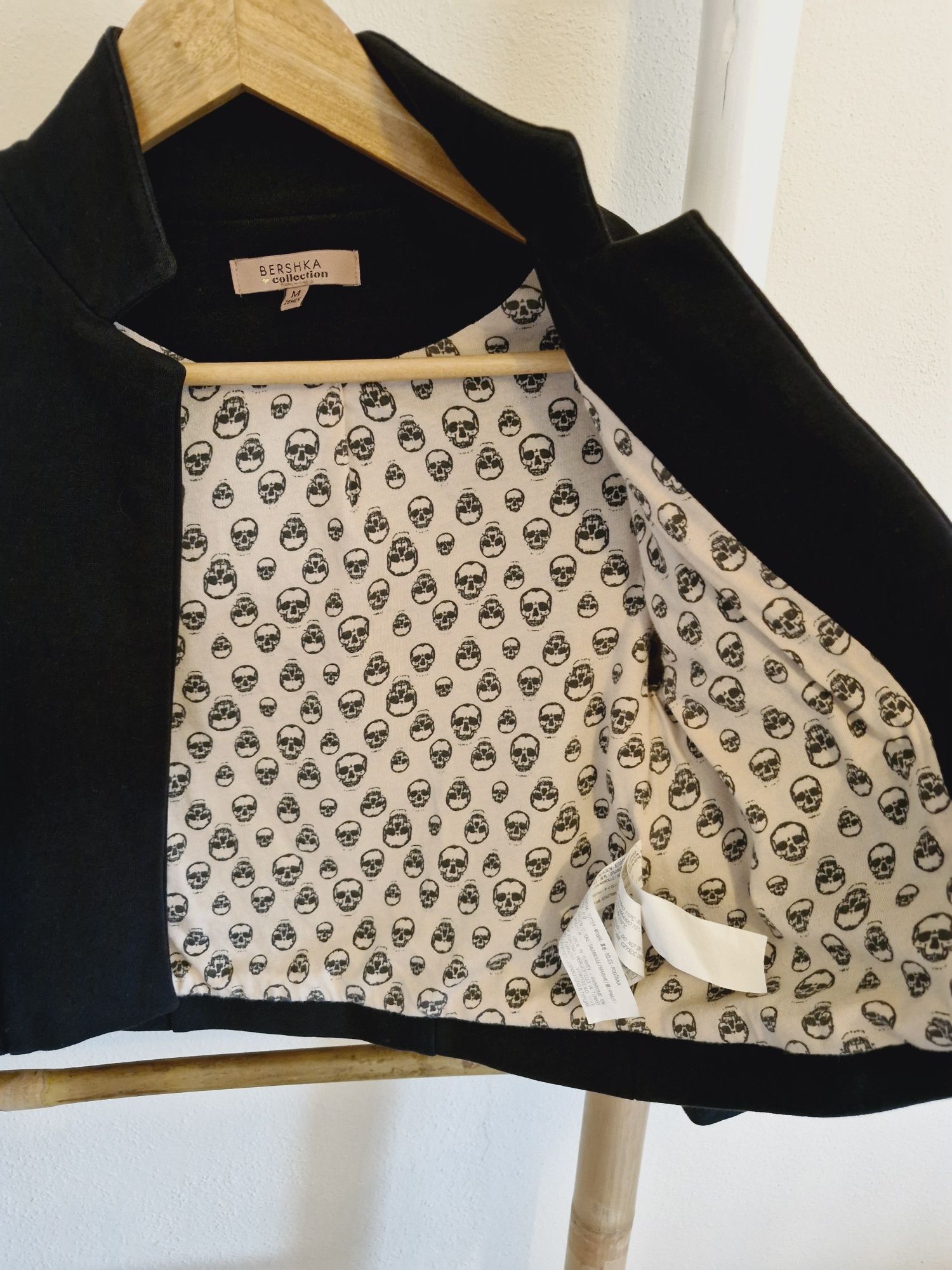 Blazer curto preto