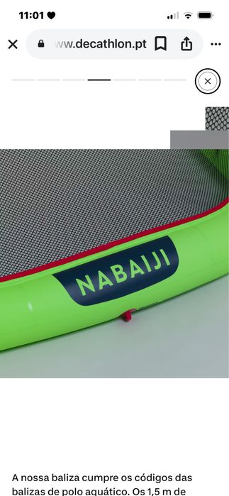 Baliza insuflavel Decatlhon