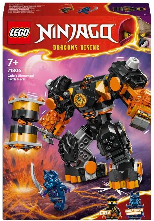 LEGO Ninjago 71806 Robot Mech żywiołu ziemi Cole'a