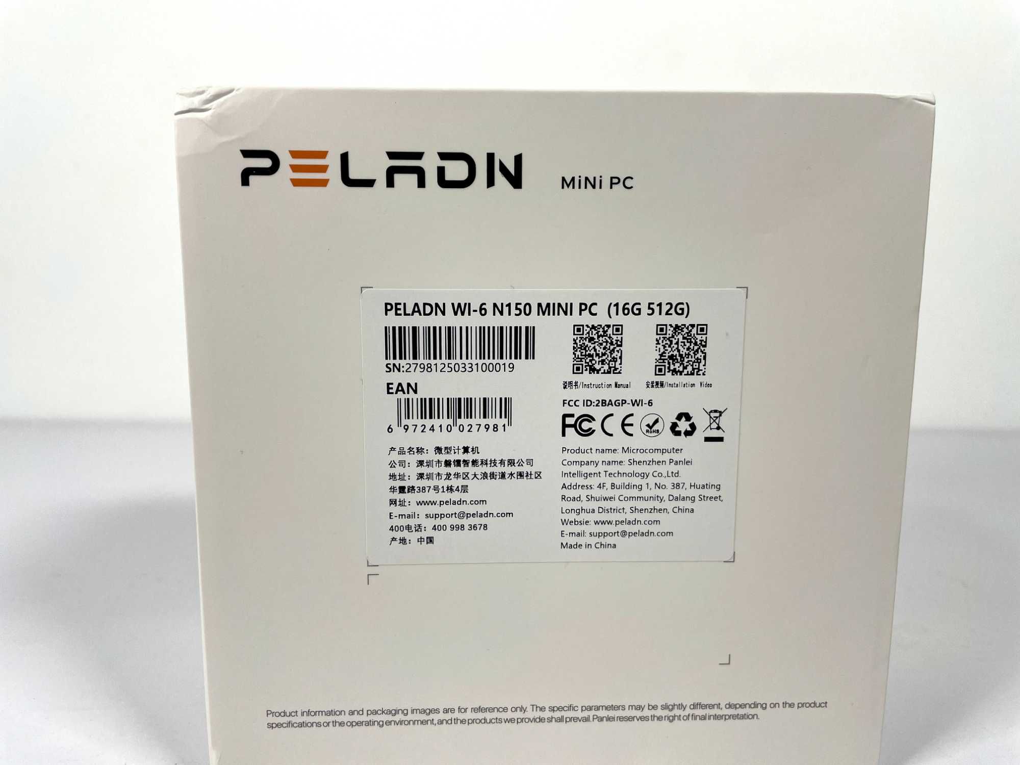 PELADN Wi-6 Міні ПК з новим процесором Intel N150, 16ГБ RAM 512ГБ SSD