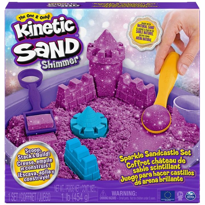 Kinetic Sand Piasek Kinetyczny Brokat Piaskownica
