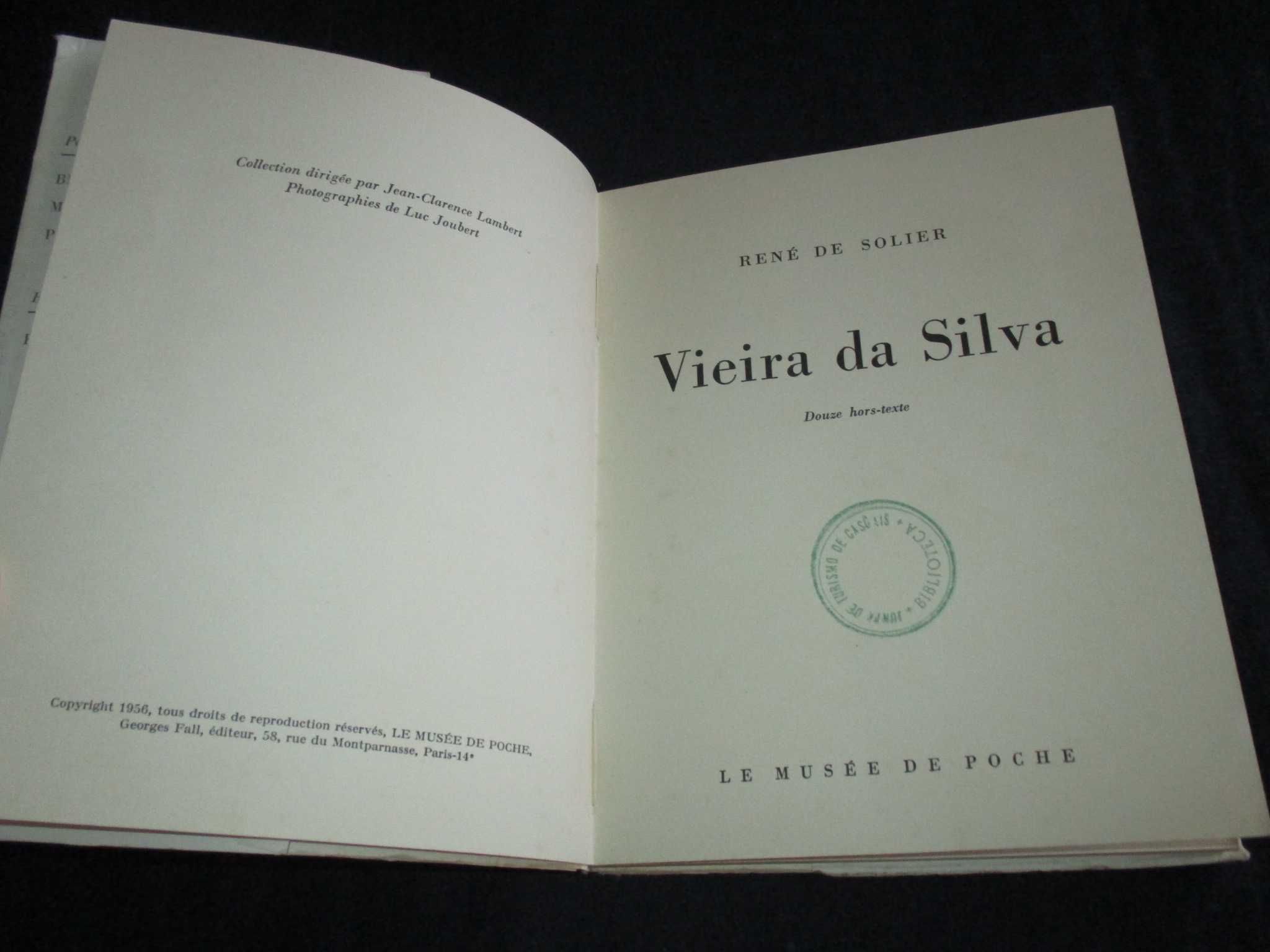 Livro Vieira da Silva par René de Solier 1956