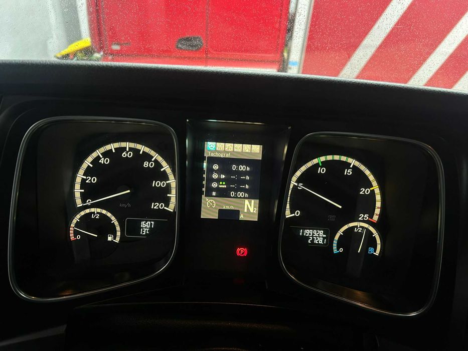 zestaw tandem 120m3 przejazdowy Mercedes Actros 2545 2 X 7,7 m STAN bd