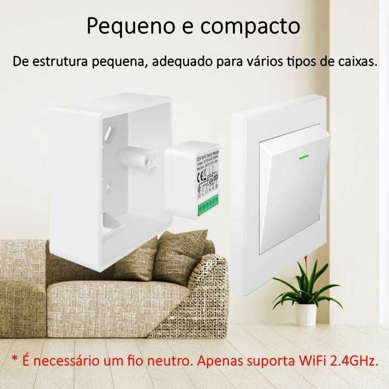 Interruptor / Tuya / ZigBee / 2 Canais / Controlo por voz e aplicação