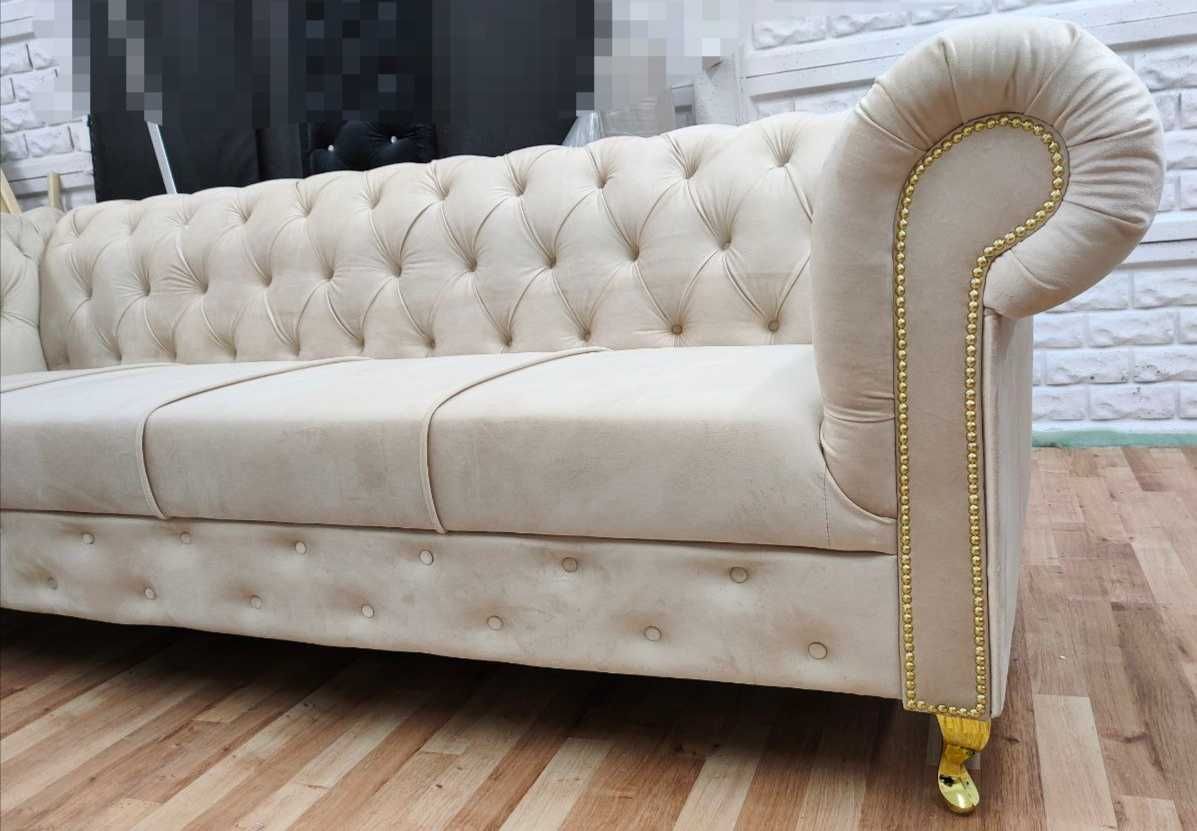 Sofa 220 f spania chesterfield producent glamour