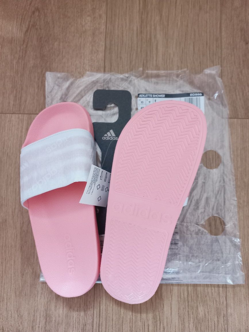 Adidas klapki damskie roz 43F , 41,5 PL  -26, 5 cm