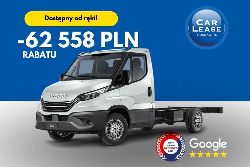 Iveco Daily 35S18HA8 Podwozie z kabiną  Rozstaw osi 4100 mm • Kamera cofania • Od ręki • Pełne światła LED