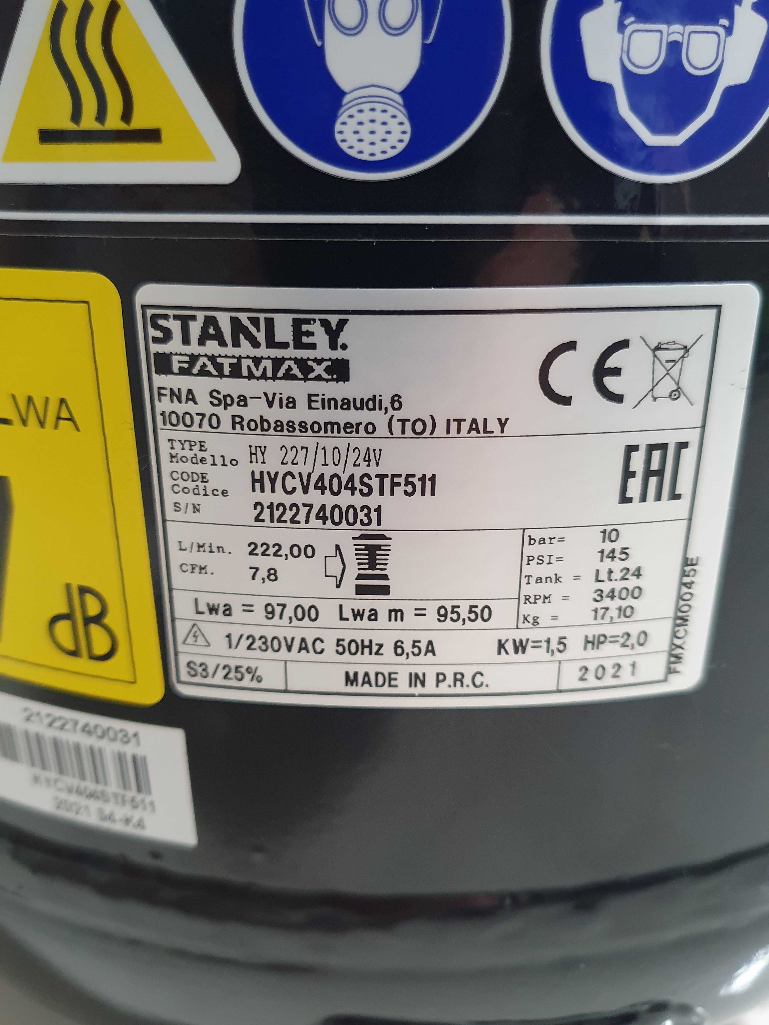 Kompresor Stanley FatMax 24l