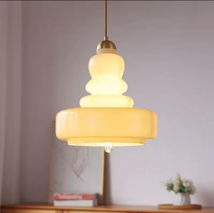 Lampa wisząca sufitowa szklana