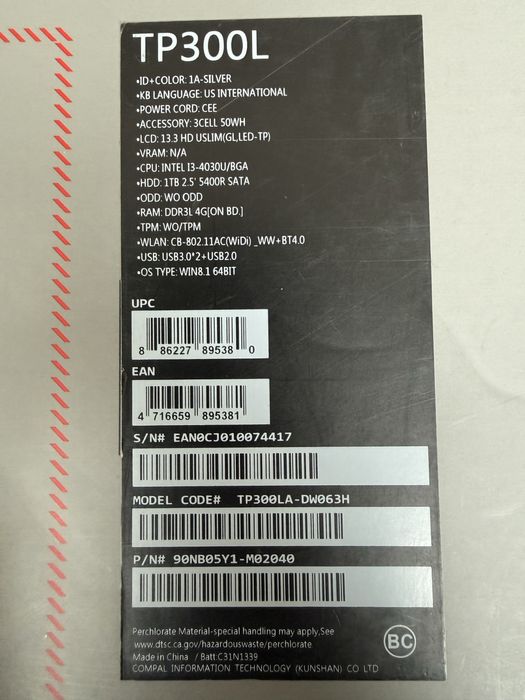 Asus Transformer Book Flip LCD 13,3’’