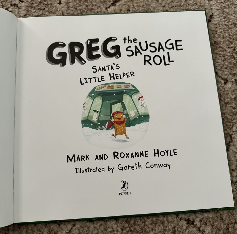 Greg the Sausage Roll книга на англійській