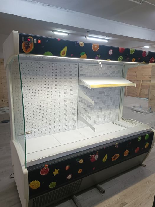 Expositor de frutas/legumes com refrigeração