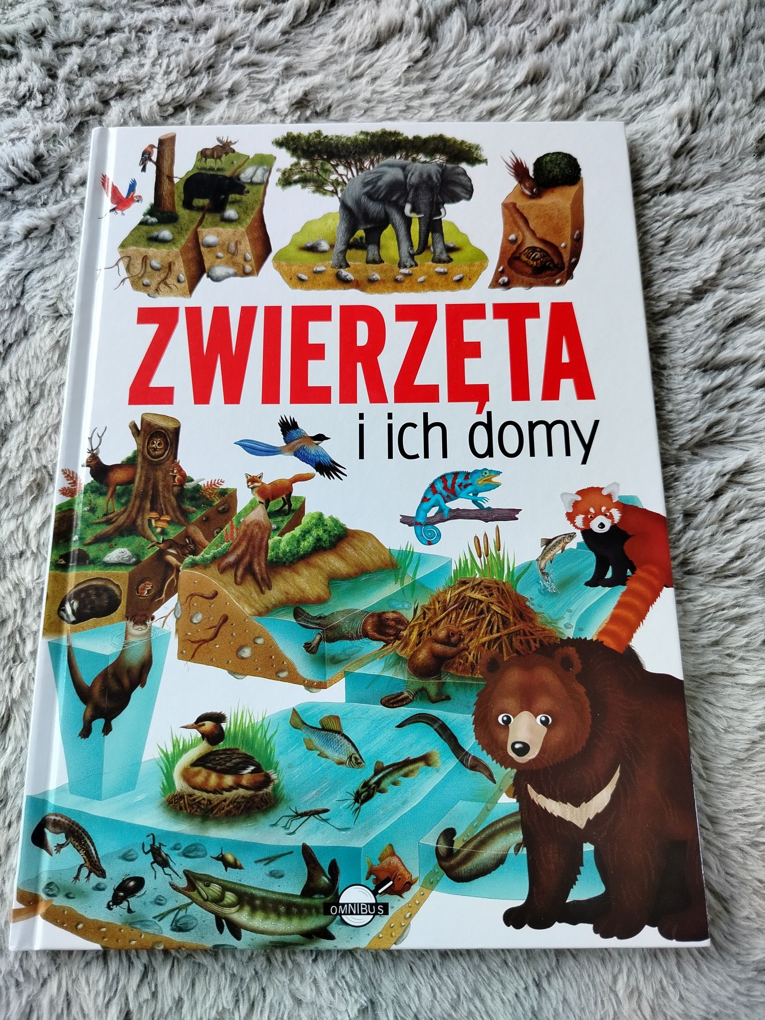 Książka zwierzęta i ich domy no chyba nie ma autora to w