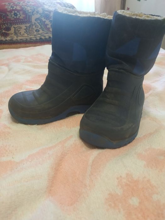 Чоботи весна/осінь, розмір 24,  прорезинені