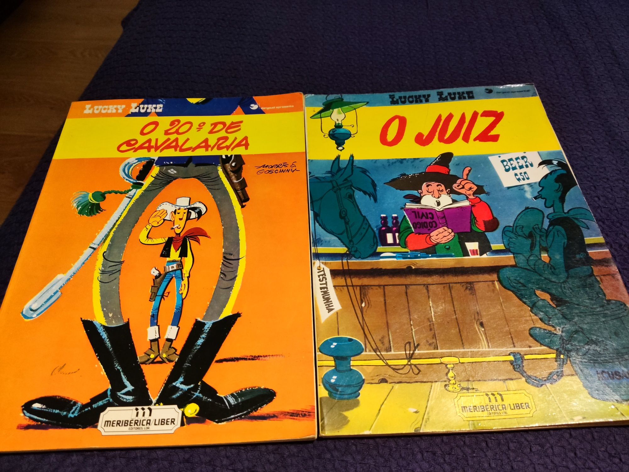 Bd Lucky Luke "o juiz" "a 20° de cavalaria" Negociável