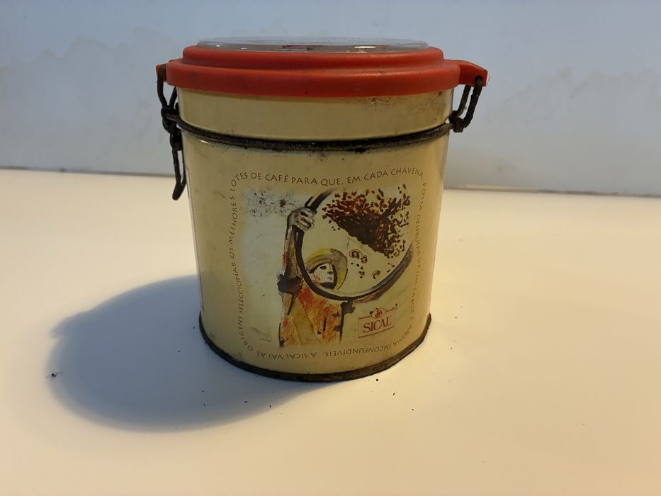 Lata antiga vintage cafe sical