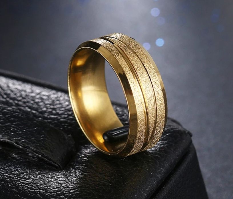 Aliança namoro - compromisso - casamento em ouro laminado 18K