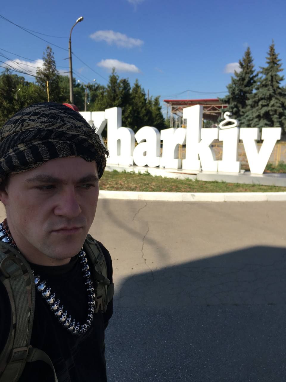 Ланцюжок на шию череп