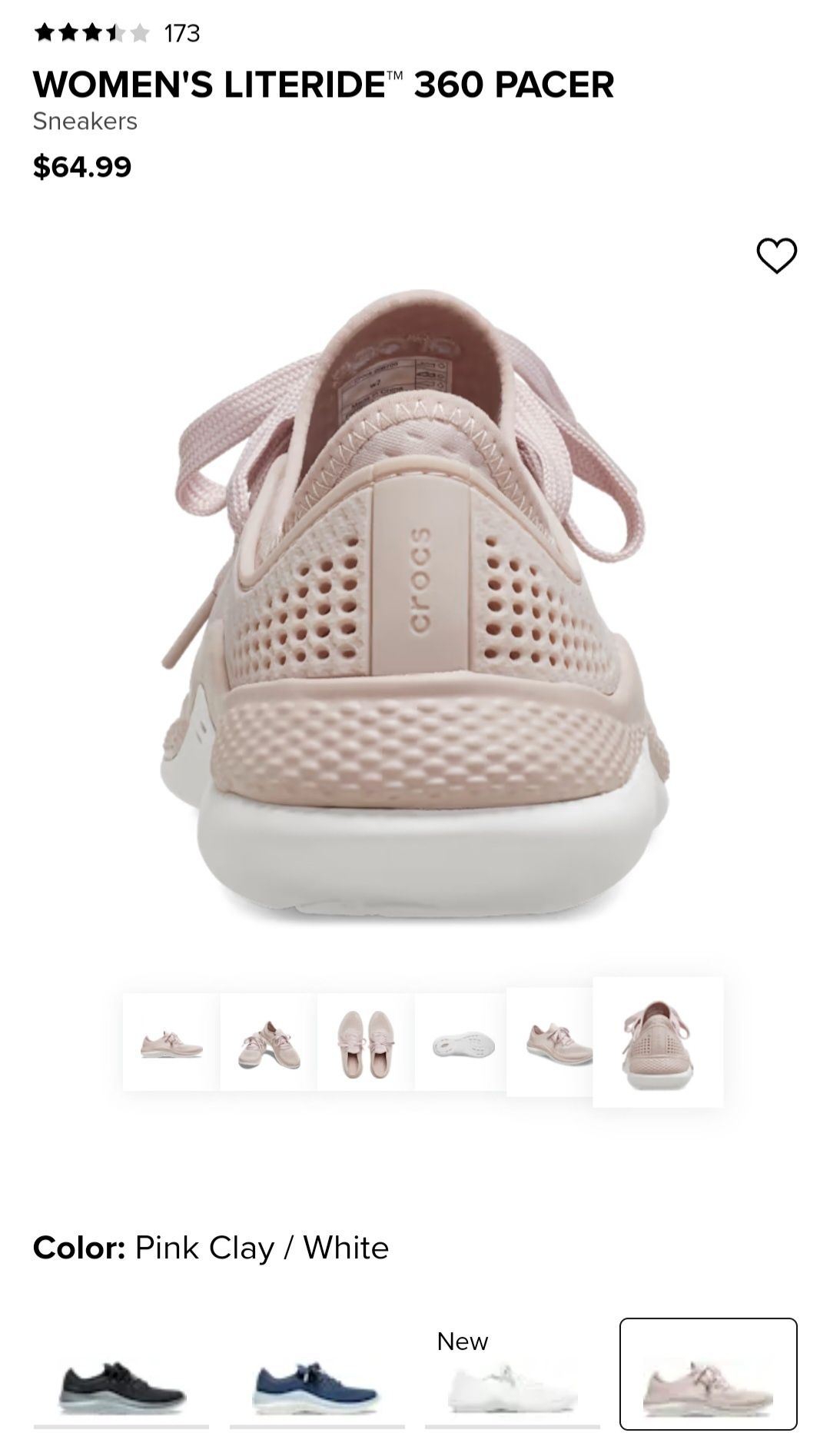 Женские базовые летние кросовки Crocs.40 размер,  26 см стелька.