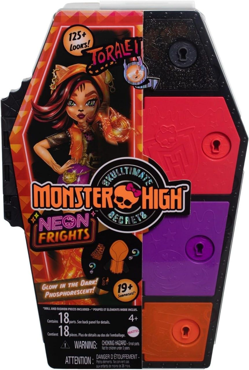 Ігровий набір Monster High Неонові та бомбезні Жахо-секрети Торелай