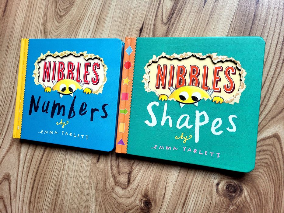 Nibbles Numbers by Emma Yarlett board book książka po angielsku