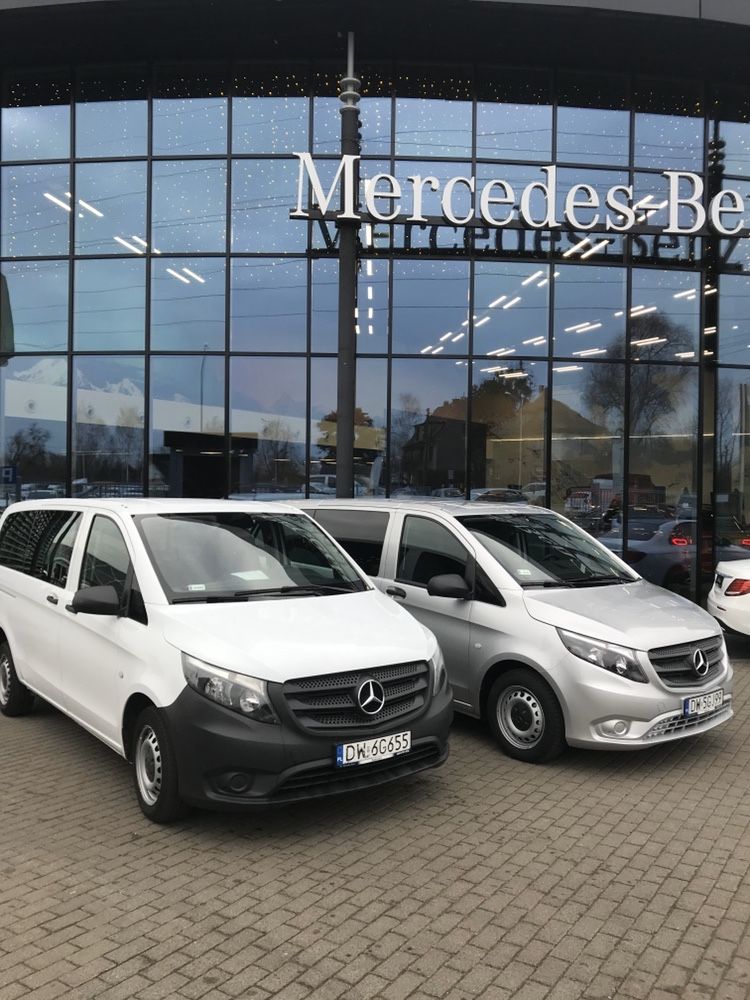 Wynajem busów wynajem busa wypożyczalnia busów 8 osobowy mercedes Vito