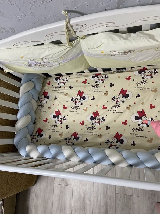 Дитяче ліжечко Veres з маятником та шухлядою