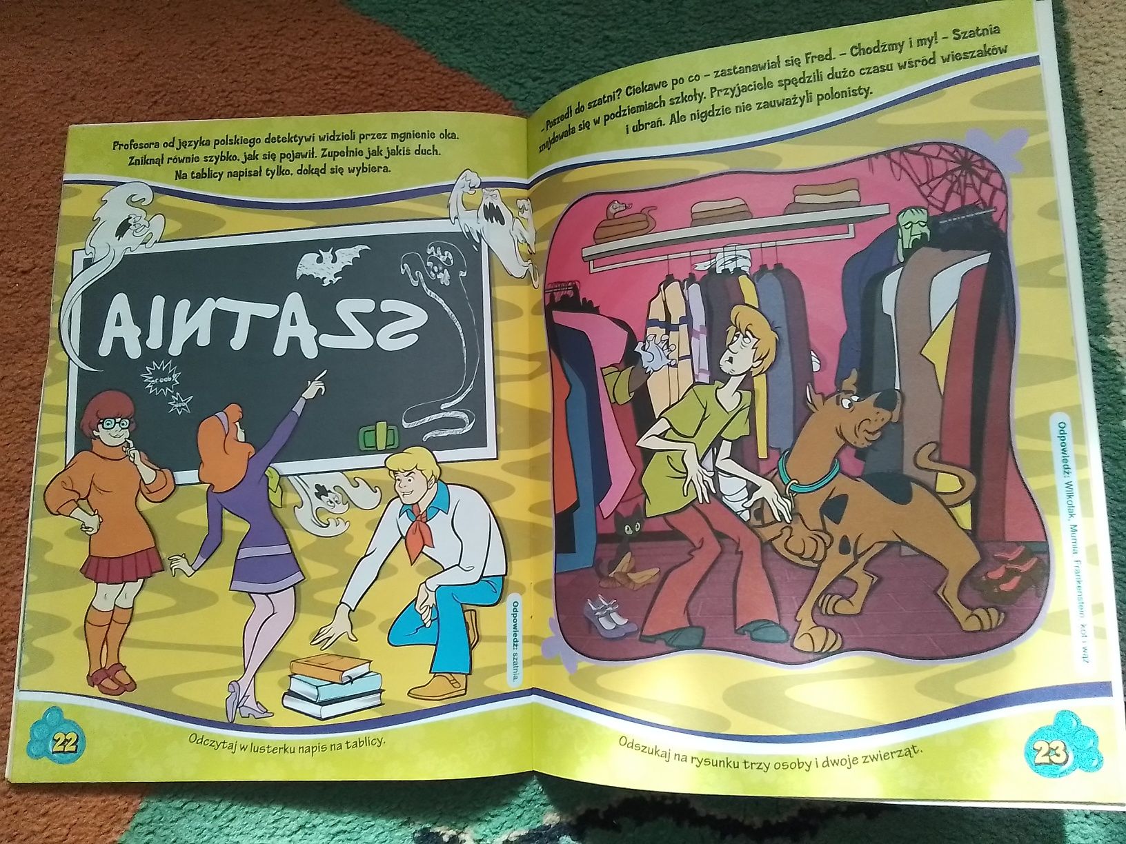 3 książki Scooby-Doo! zabawy