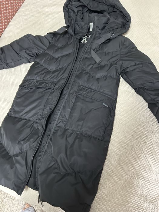 Куртка, пальто чорна хs/s