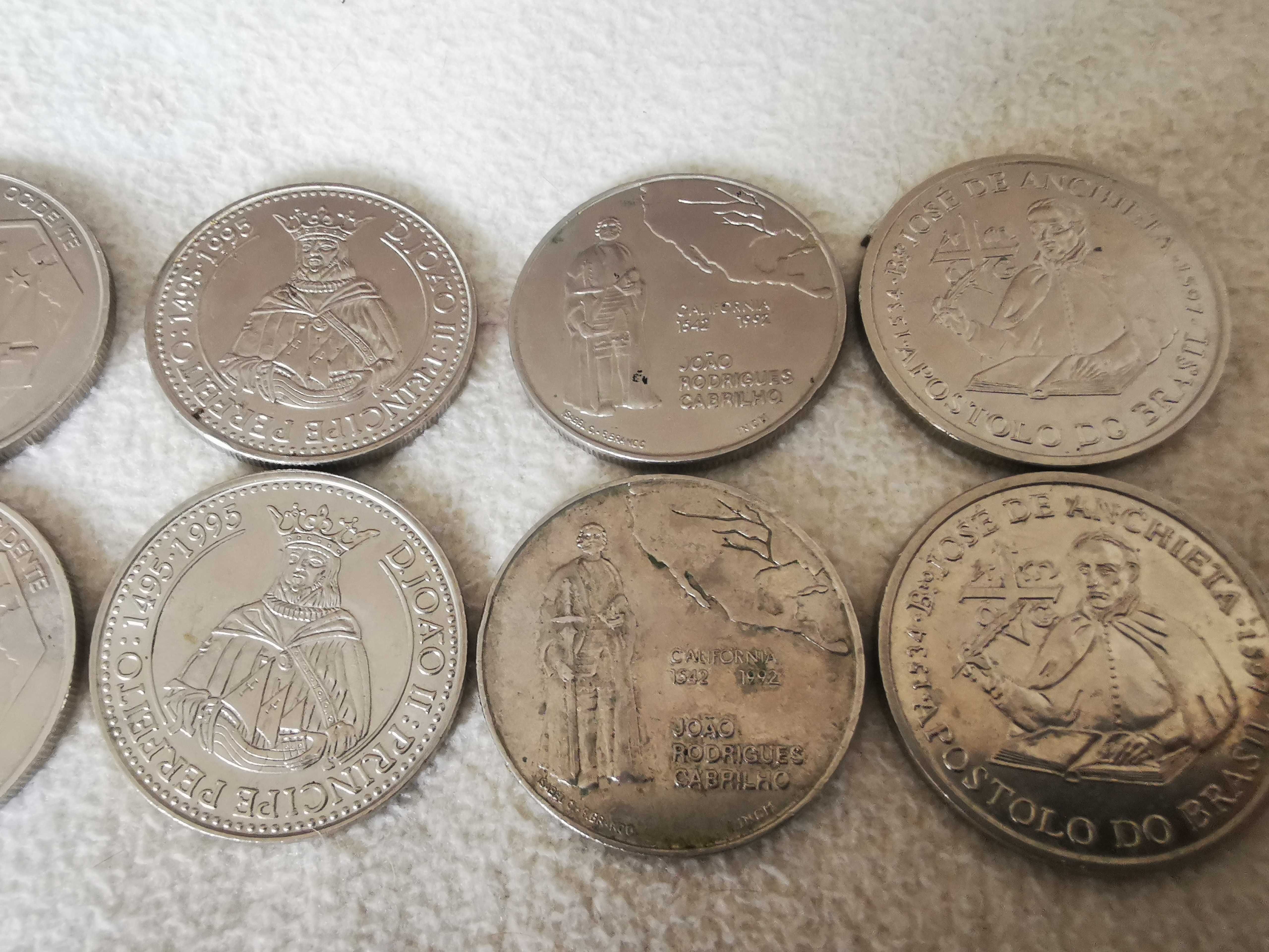 12 moedas de 200 escudos comemorativas do tempo dos descobrimentos