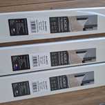 Listwa przypodłogowe LARGUS Slim 80R10 białe/czarne 244cm