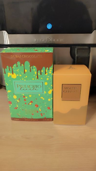 Perfumy molten caramel, pistachio kunafa