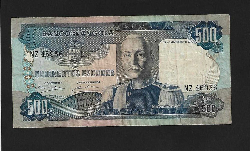 Angola Nota 500$00 1972