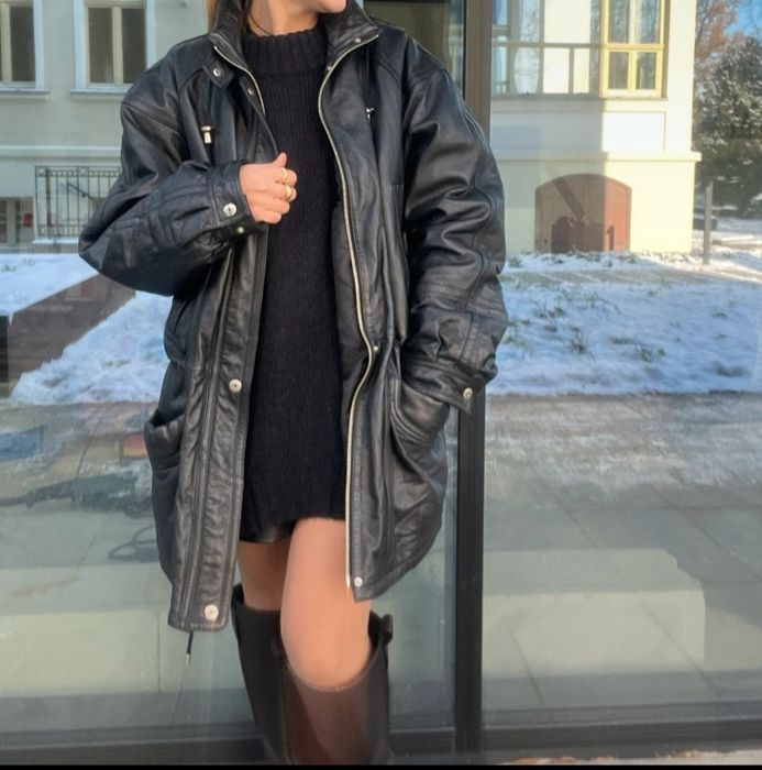 Kurtka skóra naturalna, klasyk L /XL, kurtka motocyklowa, oversize