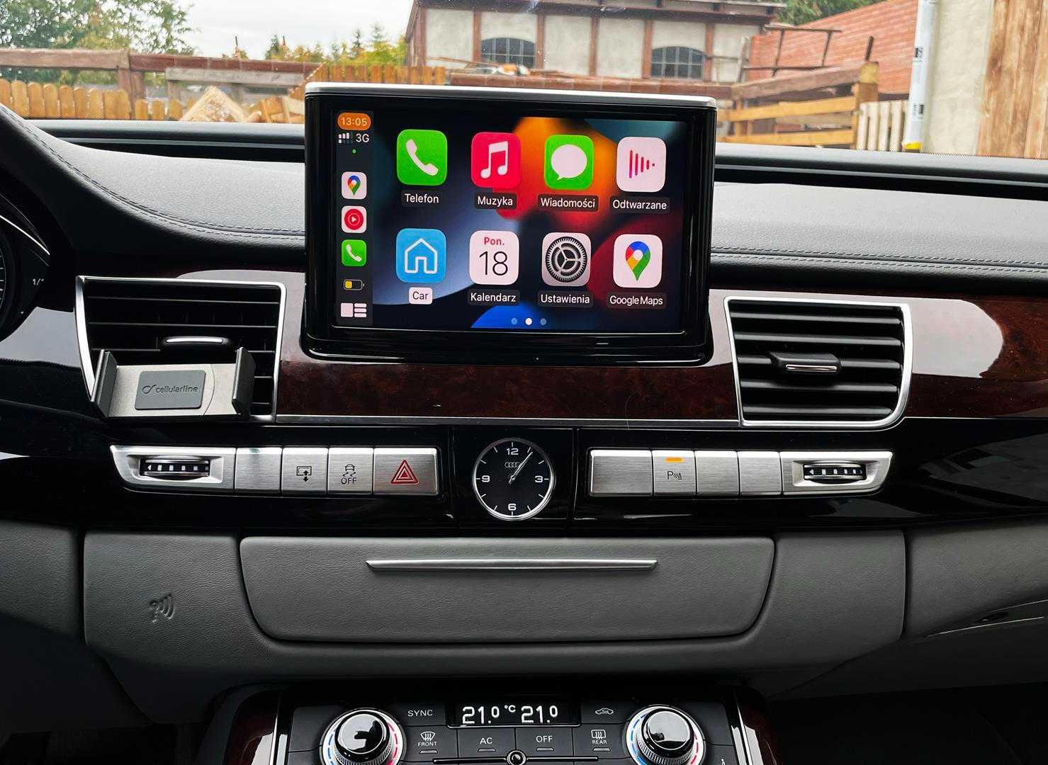 Apple Carplay Android Auto BOX Audi A4 B8 A5 A6 C7 A8 D4 Q3 Q5 Bezprz.