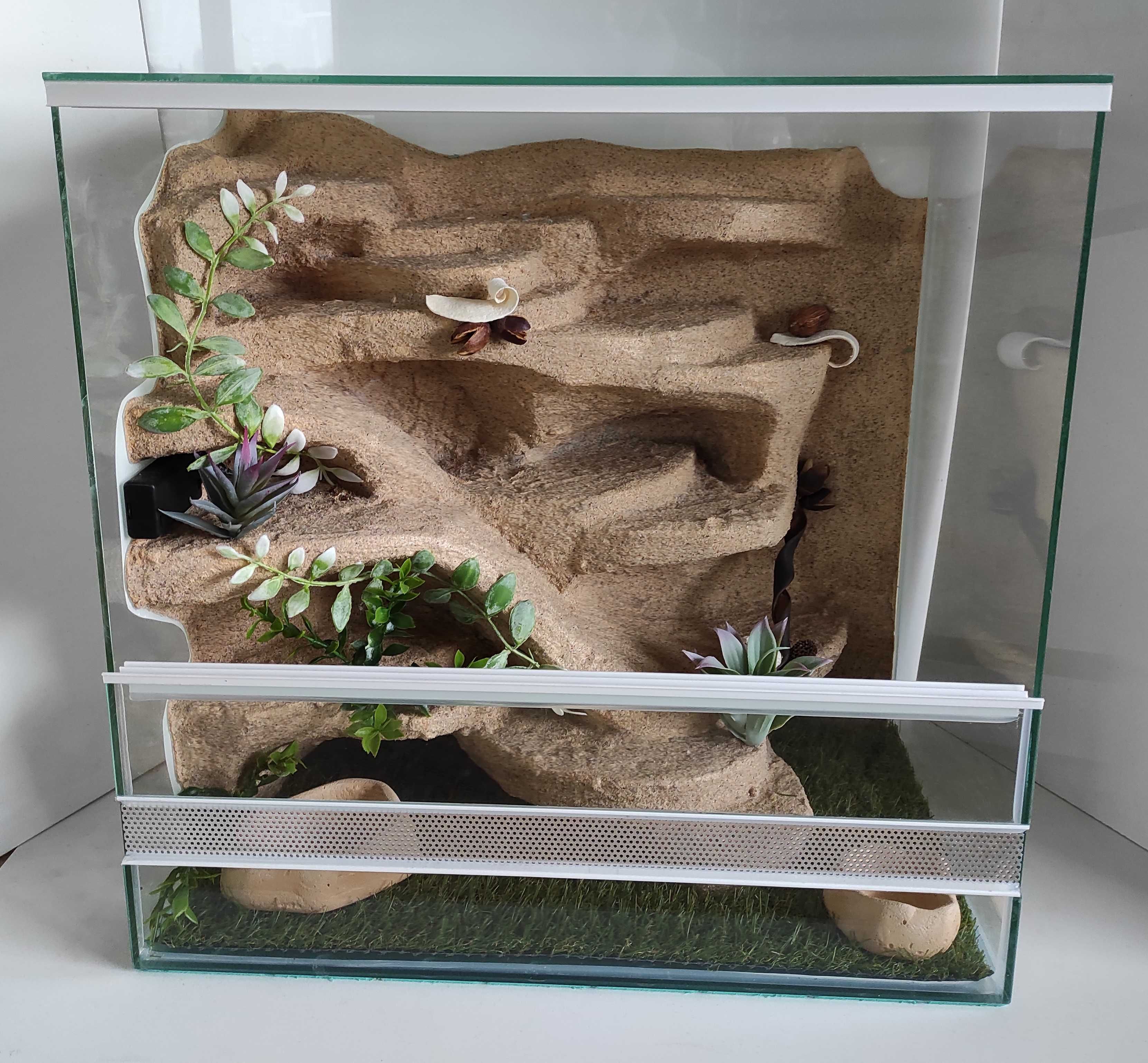 Terrarium dla gekona lamparciego z LED, TW39P2LT, AquaWaves