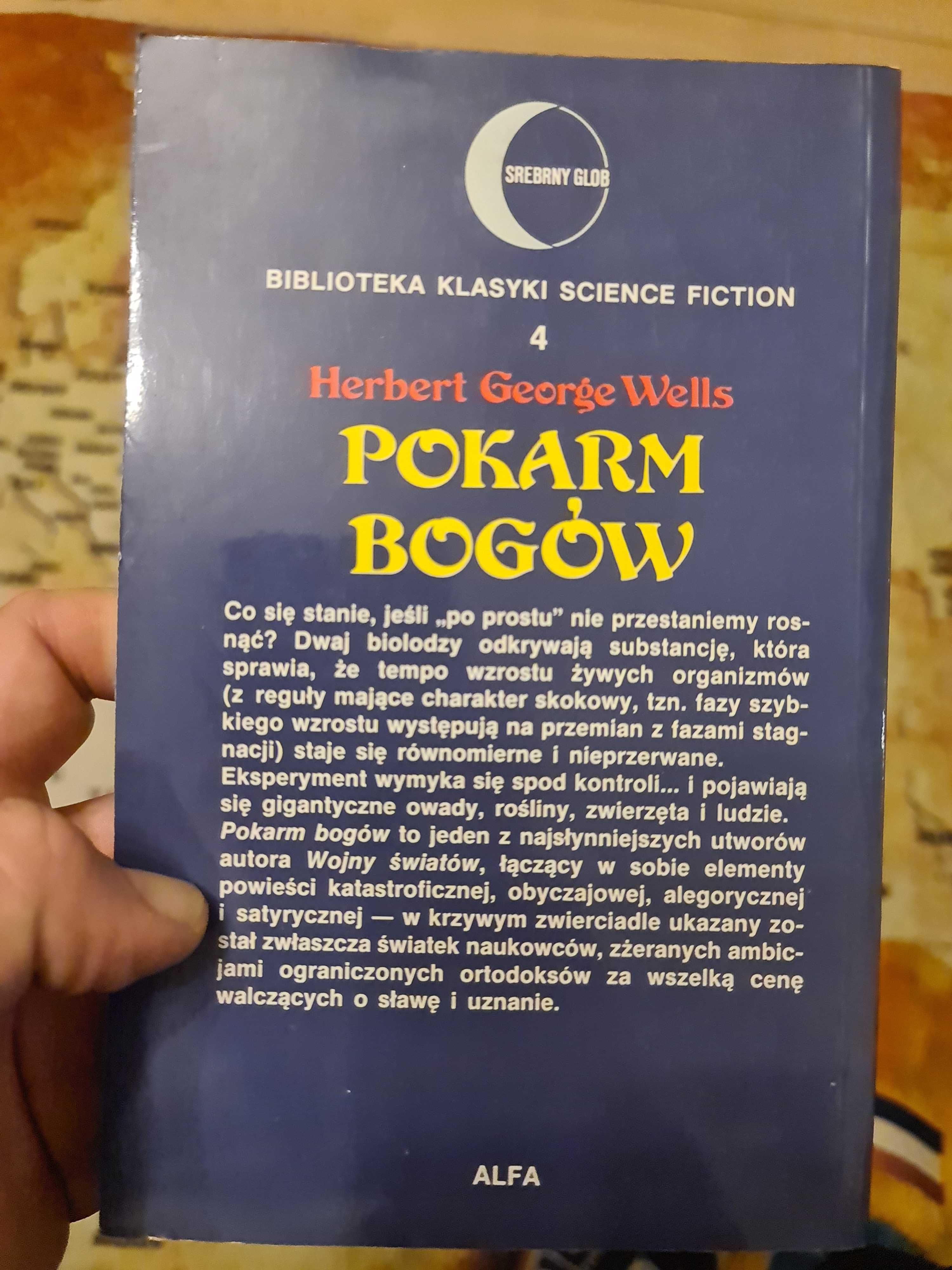 książka "Pokarm Bogów" Herbert George Wells, stan bdb