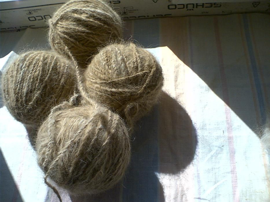пряжа из собачьей шерсти