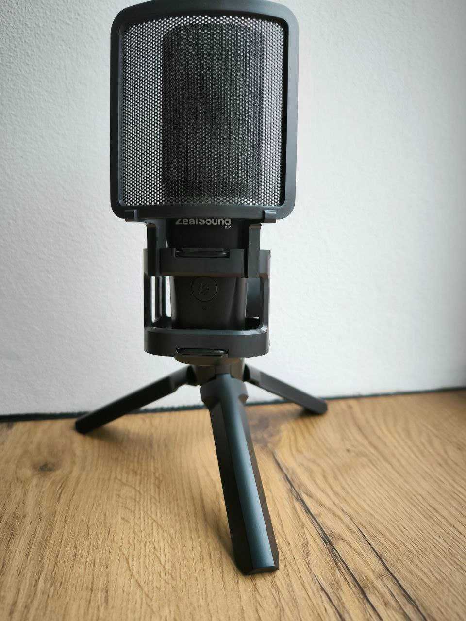 Конденсаторний USB-мікрофон ZealSound A68 RGB для ПК і Mac Новий!