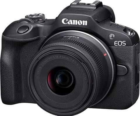 Canon EOS R100 com lente Canon RF-S 18-45mm Para Troca