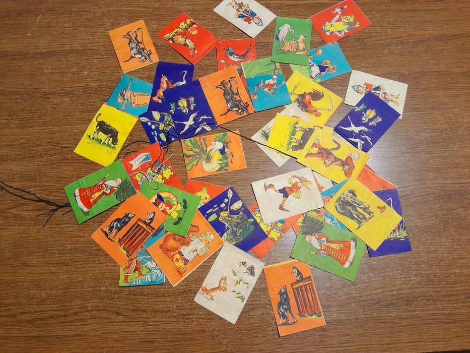 Флажки бумажна гірлянда Новий рік СССР