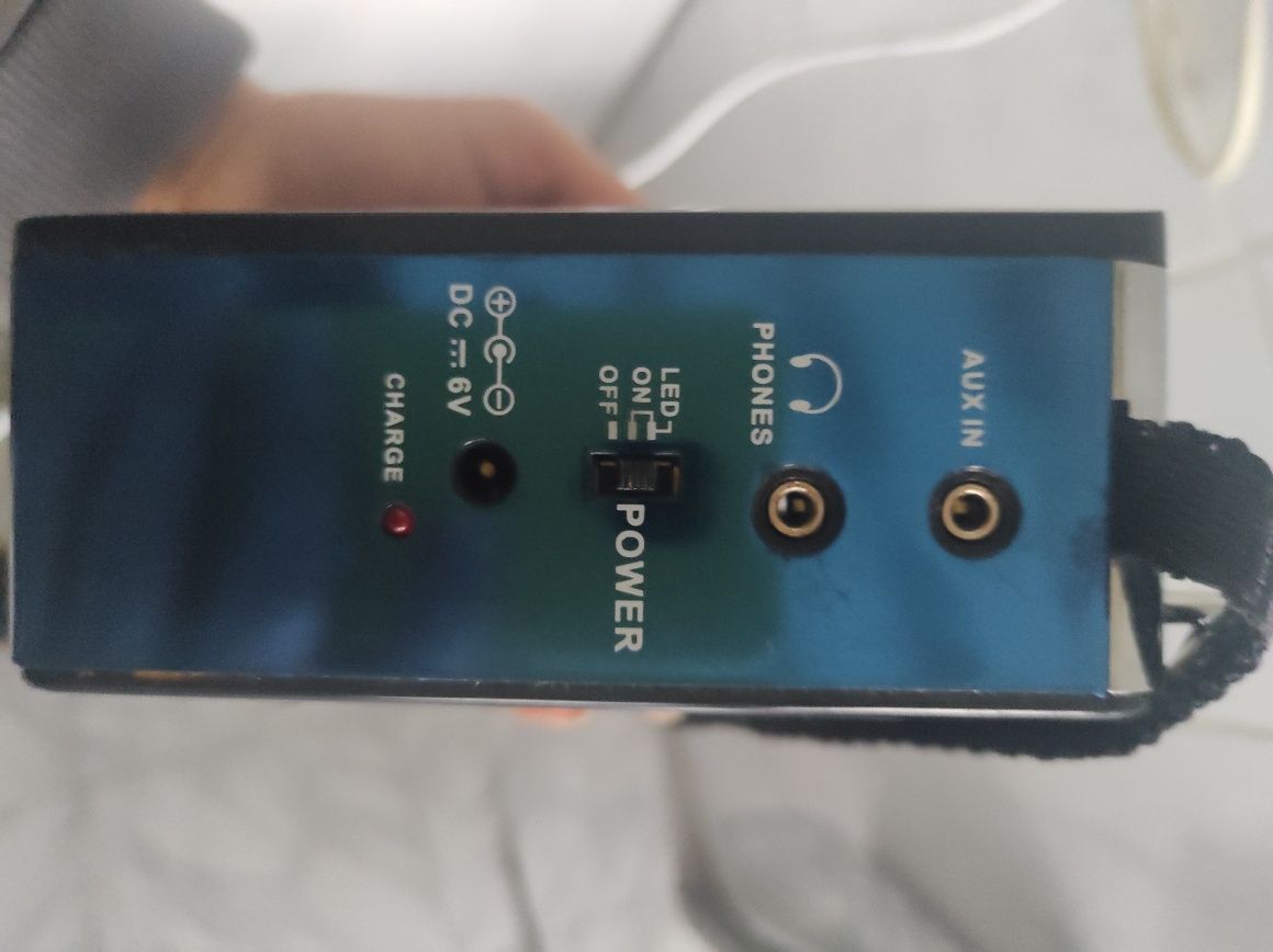Rádio portátil USB/mp3
