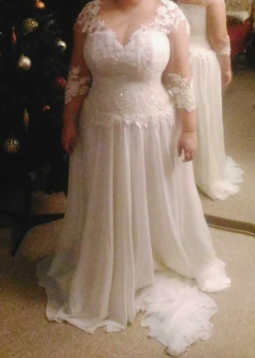 Весільна сукня для пишних форм