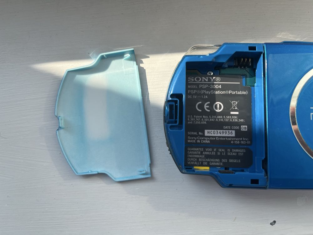 Psp playstation portable 3000 vibrant blue niebieska
